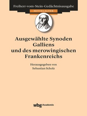 cover image of Ausgewählte Synoden Galliens und des merowingischen Frankenreichs